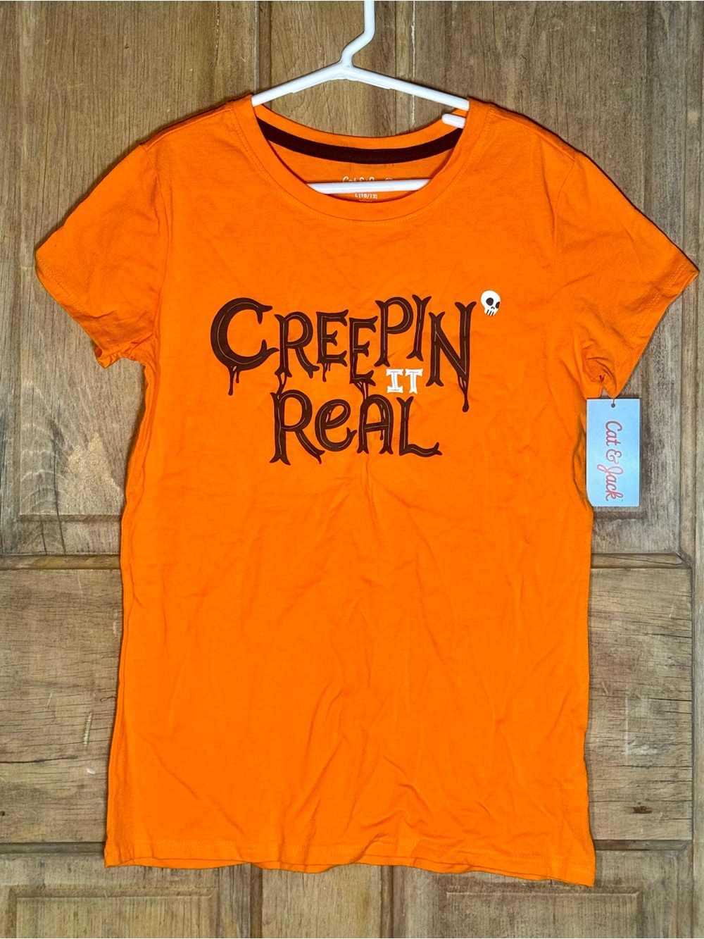 Cat & Jack Halloween shirt size 10/12